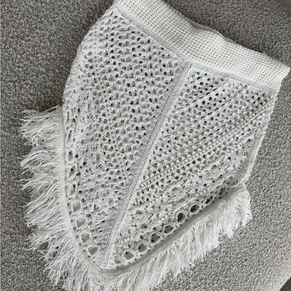 Ines Knit Mini Skirt in Ivory Tularosa Medium - Picture 4 of 4